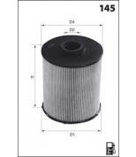 MECAFILTER - ELG5408 - Фильтр топливный двс
