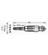 NGK - 4182 - Свеча накаливания