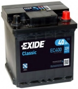EXIDE - EC400 - EXIDE EC400 CLASSIC_аккумуляторная батарея! 19.5/17.9 евро 40Ah 320A 175/175/190
