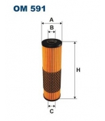 FILTRON - OM591 - Фильтр масляный картриджMB W140 S600 W129 SL600