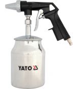 YATO YT2376 Пистолет пневматический пескоструйный  с бачком 1 л  160 литров в минуту