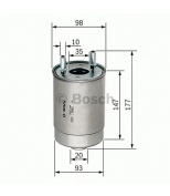 BOSCH - F026402067 - Фильтр топл Renault Megane III, Flu...