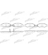 PATRON - PBP1459 - Колодки тормозные дисковые передн SUBARU: JUSTY II 95-03,  SUZUKI: SWIFT II 89-01, SWIFT II хечбэк 89-01