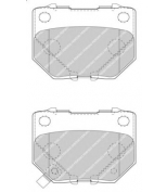 FERODO - FDB1372 - Комплект тормозных колодок дисковый тормоз