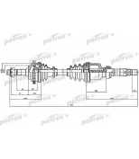 PATRON - PDS1562 - Полуось прав [Right] PEUGEOT: 206 CC 1.6 16V 00-, 206 SW 1.6 16V 02-, 206 Наклонная задняя часть 1.6 16V 98-