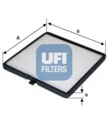 UFI 5312600 Фильтр, воздух во внутренном пространстве