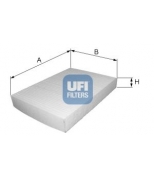 UFI - 5320900 - Фильтр салона AR Giulietta