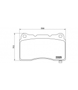 BREMBO - P59079 - Колодки тормозные p59079