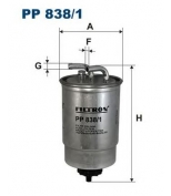 FILTRON - PP8381 - Фильтр топливный pp838/1