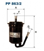 FILTRON - PP8632 - Фильтр топливный PP863/2