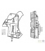 HELLA - 5HL351321011 - Резистор отопителя салона MB W210/W202