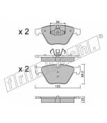 FRITECH - 5746 - Колодки тормозные дисковые BMW 3(E90/E91/E92/E93)1.8-2.5 07-