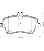 JURID - 571987JAS - Колодки тормозные перед. MB  W203  2,0-3,2L   02->    0034206020