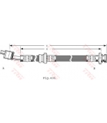 TRW - PHD480 - Тормозной шланг пер. L [487mm]