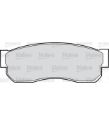 VALEO - 598278 - Комплект тормозных колодок, диско
