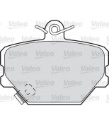 VALEO - 598329 - Комплект тормозных колодок