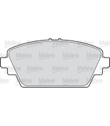 VALEO - 598436 - Комплект тормозных колодок