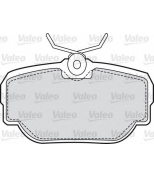 VALEO - 598499 - Комплект тормозных колодок, диско