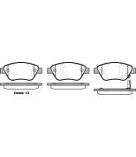 WOKING - P958331 - Колодки opl corsa d 1.0-1.4/1.3cdti 06- пер