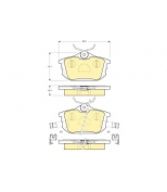 GIRLING - 6113141 - Торм. Колодки зад. MITSUBISHI CARISMA 97- /COLT/Sp