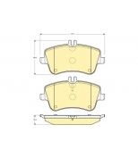 GIRLING - 6114131 - Колодки тормозные перед. MB  W203  2,0-2,6L   02->