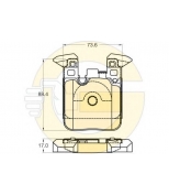 GIRLING - 6120285 - Колодки тормозные BMW F20/21/22/30/35/80/34/36/33/32/82 передние спорт.пакет