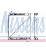 NISSENS - 62652A - Радиатор основной MB ACTROS OM541/96>