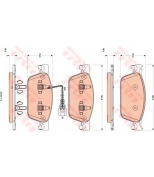 TRW - GDB1887 - Колодки тормозные дисковые GDB1887