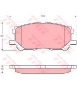 TRW - GDB3397 - Колодки тормозные дисковые GDB3397