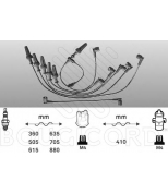 BOUGICORD - 6424 - К-т проводов зажигания volvo v6 760|960