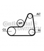 CONTITECH - 6PK1042ELAST - Ремень поликлиновой Ford Focus, Fusion, Mazda 2, 3