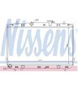 NISSENS 67024 Радиатор двигателя