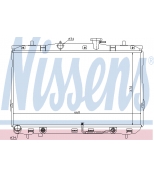 NISSENS 67489 Радиатор двигателя 67489