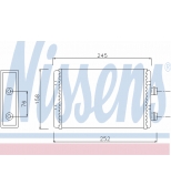 NISSENS - 71451 - Теплообменник, отопление салона
