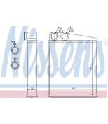 NISSENS - 72047 - Радиатор отопителя