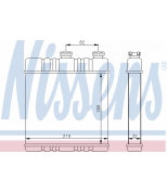 NISSENS - 72660 - Радиатор отопителя 72660