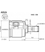 ASVA - HNID508 - Шрус внутренний левый 30x35x25