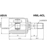 ASVA - HNILACL - ШРУС ВНУТРЕННИЙ ЛЕВЫЙ 32x40x29 (HONDA  ACCORD  3.0