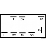 HERTH+BUSS - 75898037 - Модуль / реле свечи накала