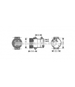 AVA - RTAK429 - Компрессор кондиционера