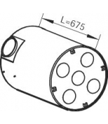DINEX - 80401 - Резонатор глушителя EURO 3