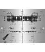 MALO - 80001 - Шланг тормозной задн. Ford Fusion 02-