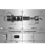 MALO - 80751 - Шланг тормозной