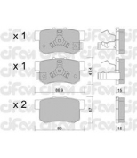 CIFAM - 8221731 - Комплект тормозных колодок  дисковый тормоз