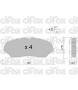 CIFAM - 8223970 - Комплект тормозных колодок, дисковый тормоз