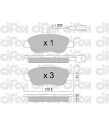 CIFAM - 8226381 - Комплект тормозных колодок, дисковый тормоз
