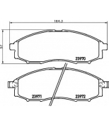 HELLA - 8DB355010671 - колодки тормозные дисковые