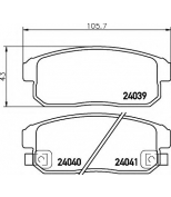 HELLA - 8DB355012331 - Brake Pad Set, disc brake