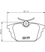 HELLA - 8DB355018371 - Brake Pad Set, disc brake