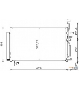 HELLA - 8FC351319191 - Радиатор кондиционера